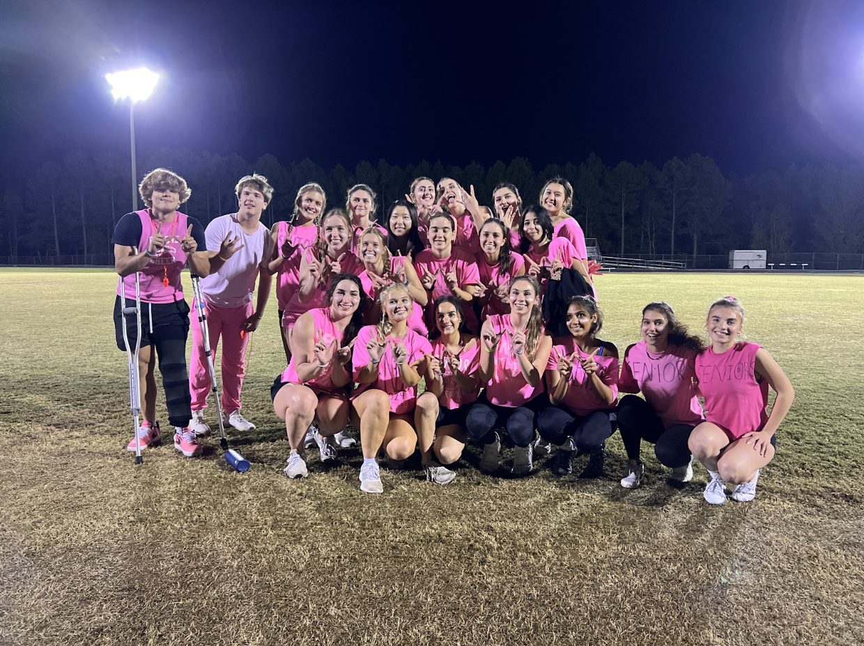 The class of 2024, became the champions of GHs Powderpuff. The team dressed in pink, beat out the sophomores in the final game. 